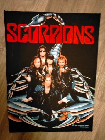 Scorpions vintage heavy metal rock muziek backpatch patch beschikbaar voor biedingen