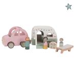 Little dutch auto met caravan FSC (met naam), Ophalen of Verzenden, Nieuw, Duw- of Trekspeelgoed