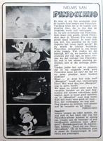 9 vintage advertenties Nieuws van Pinocchio 1953 Disney, Ophalen of Verzenden, Gebruikt