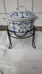 DEKSCHAAL BLAU SAKS JAGER, Antiek en Kunst, Antiek | Servies los, Ophalen of Verzenden