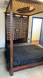 Bed prachtig handgemaakt romantische 140x200, Antiek en Kunst, Antiek | Meubels | Bedden, Ophalen of Verzenden