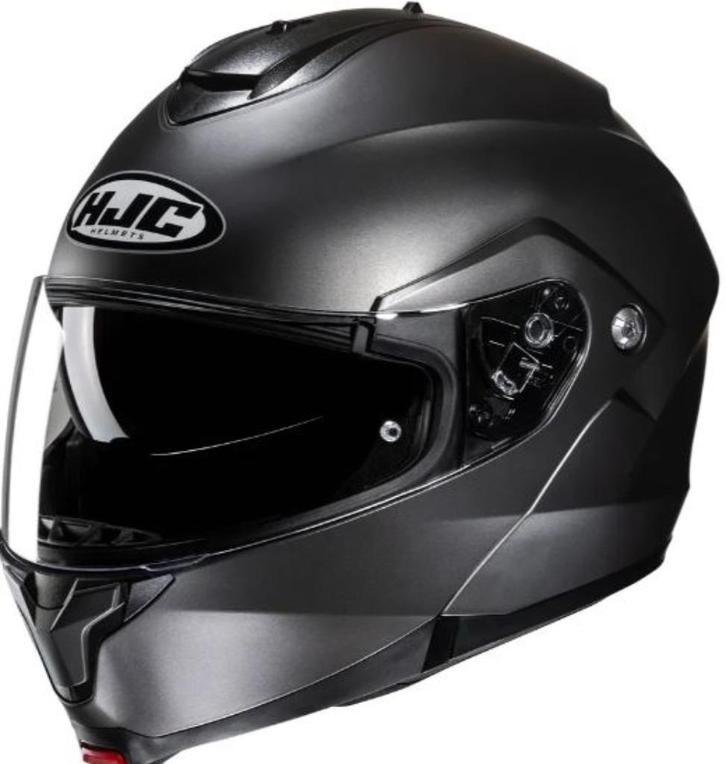 HJC C91 mat zwart en antraciet XS t/m XXL 169,95 Nu 149,-, Motoren, Kleding | Motorhelmen, Dames, Heren, Systeemhelm, L, HJC, Nieuw met kaartje