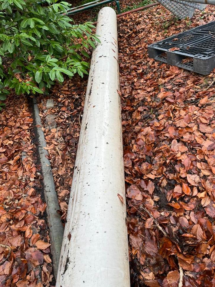 Duikerbuis 2.77 m duiker dia: 250 mm- dikte 6.2mm afvoerbuis, Doe-het-zelf en Verbouw, Buizen en Afvoer, Gebruikt, Overige typen