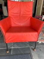 fauteuil, Huis en Inrichting, Fauteuils, Ophalen, Gebruikt, Minder dan 75 cm, Leer