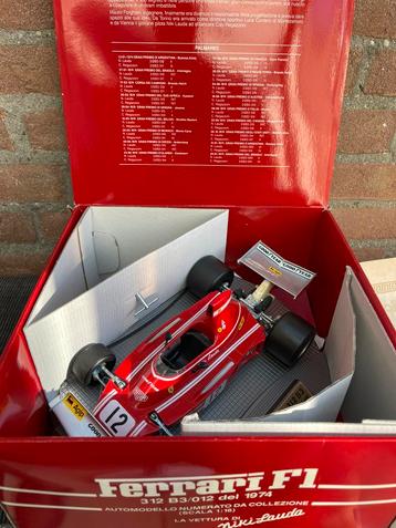 1:16 POLISTIL FERRARI 312 B3 + CERTIFICAAT #12 N.LAUDA beschikbaar voor biedingen