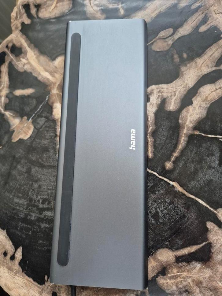 Hama USB-C Docking Station 10-in-1, Computers en Software, Dockingstations, Zo goed als nieuw, Laptop, Tablet, Telefoon, Ophalen of Verzenden