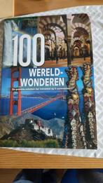 Boek 100 werelwonderen, Zo goed als nieuw, Zie beschrijving, Ophalen, 20e eeuw of later