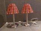 Set van 2 sfeervolle schemer/ tafellampen, Huis en Inrichting, Ophalen of Verzenden, Zo goed als nieuw, Metaal, Minder dan 50 cm