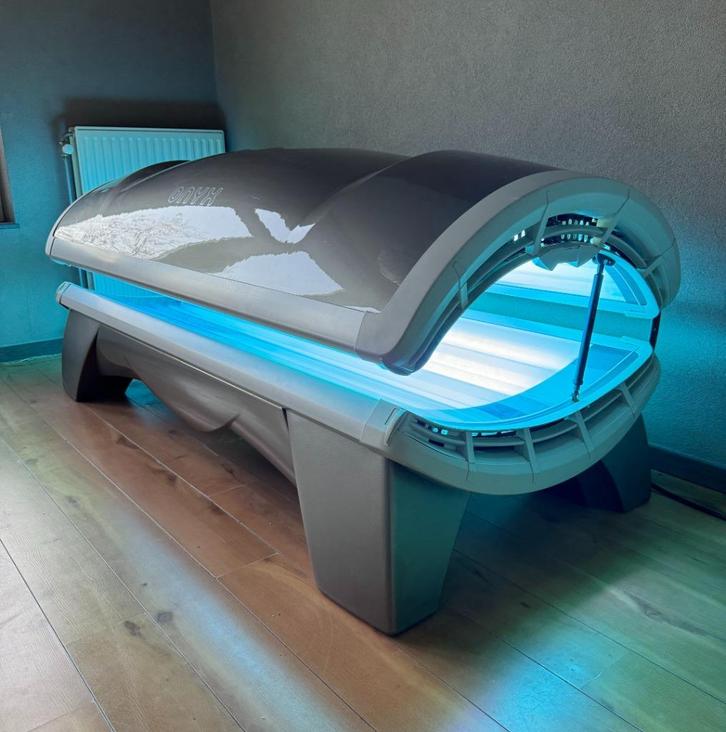 Hapro Onyx 26/5 Zonnebank + 1 jaar Garantie, Witgoed en Apparatuur, Zonnebanken en Gezichtsbruiners, Zo goed als nieuw, Zonnebank enkelzijdig