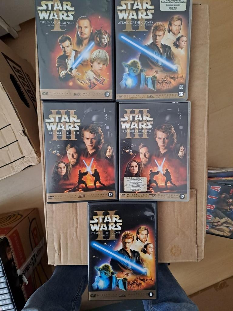 Verschillende dvd's van star Wars en star Trek, Boxset, Ophalen of Verzenden, Zo goed als nieuw, Science Fiction