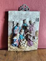 * kerst; tegel met kerstgroep kerststal, kunst of kitsch?, Antiek en Kunst, Antiek | Wandborden en Tegels, Ophalen of Verzenden