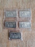 5x 1 Oz 999 zilver Argor Heraeus met 'Paderborn' / seal, Verzenden, Zilver