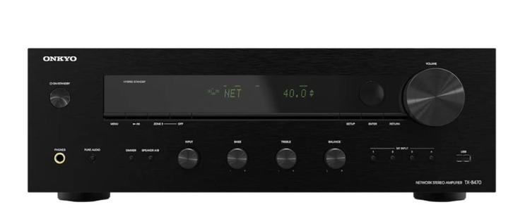 Onkyo TX-8470 netwerk stereo receiver, Audio, Tv en Foto, Versterkers en Receivers, Zo goed als nieuw, Stereo, 60 tot 120 watt