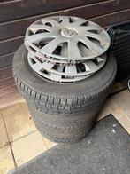 Winterbanden michelin 205/65 R16C Met Renault wieldoppen, Auto diversen, Wieldoppen, Ophalen