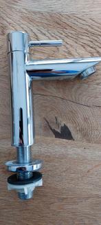 Fontijnkraantje compleet met afvoer en sifon, Ophalen, Gebruikt, Rvs, Kraan