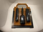 Vintage Borstelset met Spiegel, Antiek en Kunst, Curiosa en Brocante, Ophalen of Verzenden