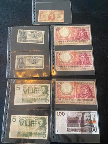 Lot oude bankbiljetten geld nederland duitsland belgie etc  beschikbaar voor biedingen
