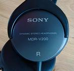 Sony MDR-V200 Koptelefoon - nieuwe oorkussen / pads, Ophalen of Verzenden, Gebruikt, Op oor (supra aural), Sony