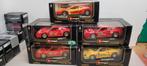 5x Burago Ferrari F40 en Testarossa  Special,s, Ophalen of Verzenden, Bburago, Zo goed als nieuw, Auto