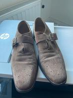 Bruine suede Gespschoenen - Maat 44, Bruin, Ophalen of Verzenden, Tony Tetro, Gespschoenen