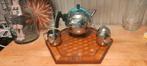 Vintage Theeservies met Bredemeijer Duet Bella Ronde, Huis en Inrichting, Ophalen of Verzenden, Gebruikt