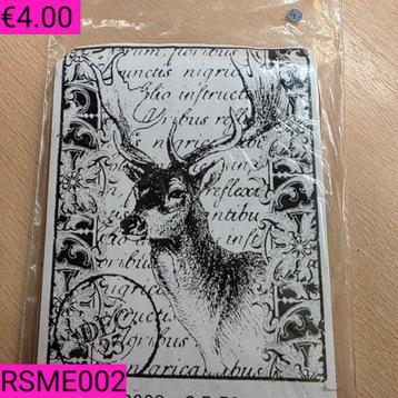 Rubberen stempels deel 1 beschikbaar voor biedingen