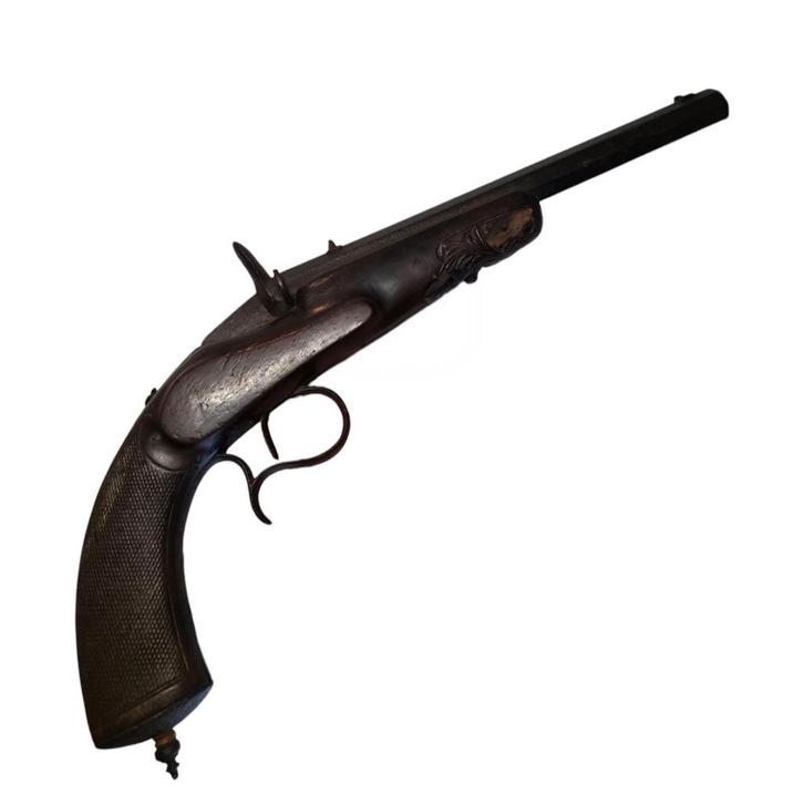 Antiek Salonpistool Flobert .22, Antiek en Kunst, Antiek | Overige Antiek, Ophalen of Verzenden