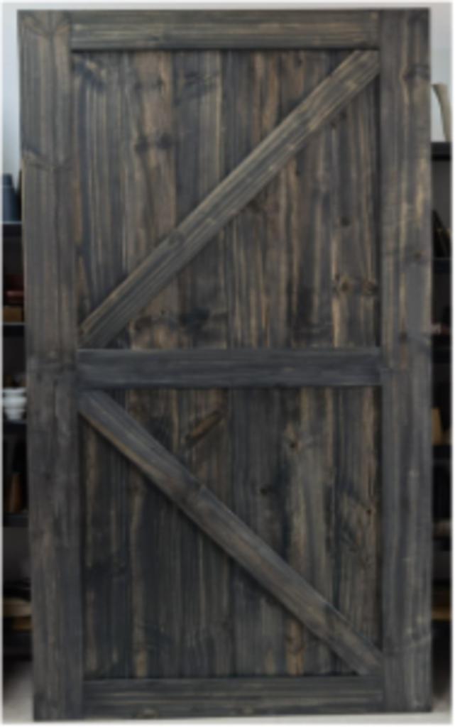 UITVERKOOP OP=OP! Zwarte houten deur – 2150x950x35 mm, Tuin en Terras, Zonneschermen, Nieuw, Rolluik, Minder dan 150 cm, 250 cm tot 450 cm