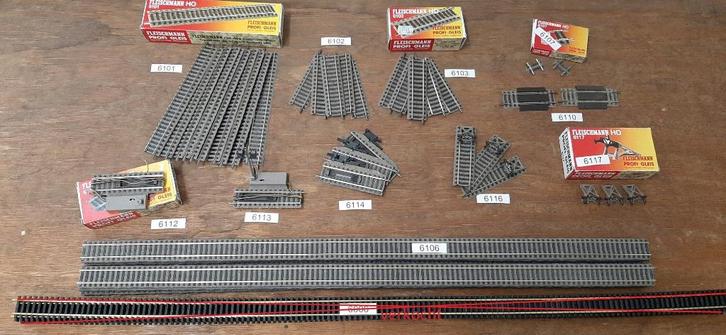 Treintjenl profirail Fleischmann H0 recht, Hobby en Vrije tijd, Modeltreinen | H0, Zo goed als nieuw, Rails, Gelijkstroom, Fleischmann