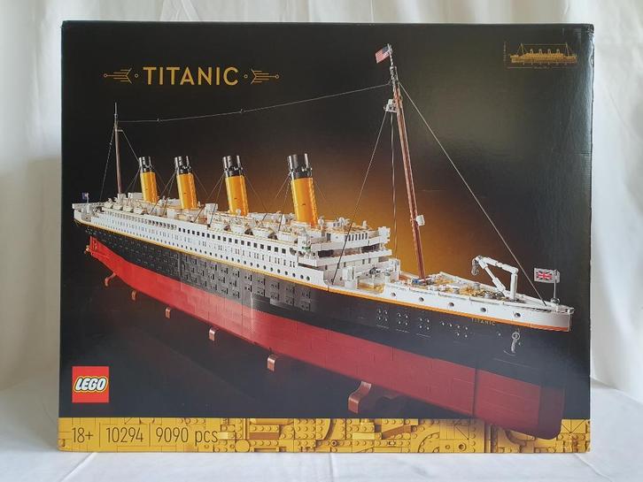 Lego Icons 10294 Titanic, Kinderen en Baby's, Speelgoed | Duplo en Lego, Zo goed als nieuw, Lego, Complete set, Ophalen