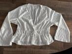 witte blouse ibiza stijl maat 48, Verzenden, Zo goed als nieuw, Wit, Blouse of Tuniek