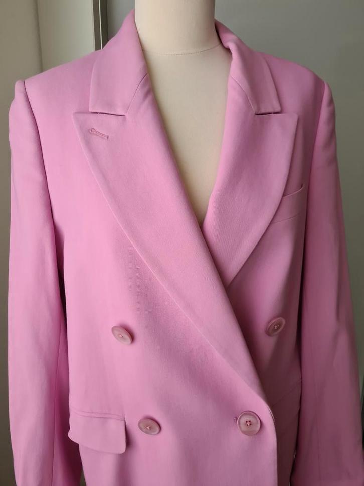 ESSENTIEL ANTWERP BLAZER/COLBERT M, Kleding | Dames, Jasjes, Kostuums en Pakken, Zo goed als nieuw, Maat 38/40 (M), Roze, Verzenden