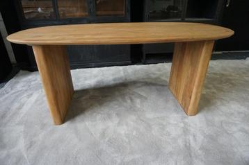 Eettafel Mangohout Ovaal Naturel 180x90x76 beschikbaar voor biedingen