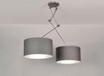 Hanglamp met 2 armen Stijlvol Design, Huis en Inrichting, Lampen | Lampenkappen, Ophalen, Gebruikt, Rond, 50 cm of meer