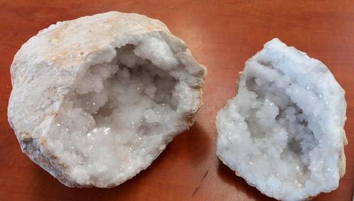 XL quartz geode bergkristal (2 van 5), Verzamelen, Mineralen en Fossielen, Mineraal, Ophalen of Verzenden