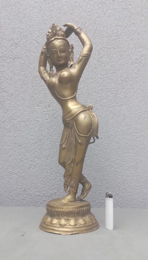 Dansende Tara Boeddha, 46 cm, brons, 2e helft 20e eeuw, Antiek en Kunst, Kunst | Niet-Westerse kunst, Ophalen of Verzenden