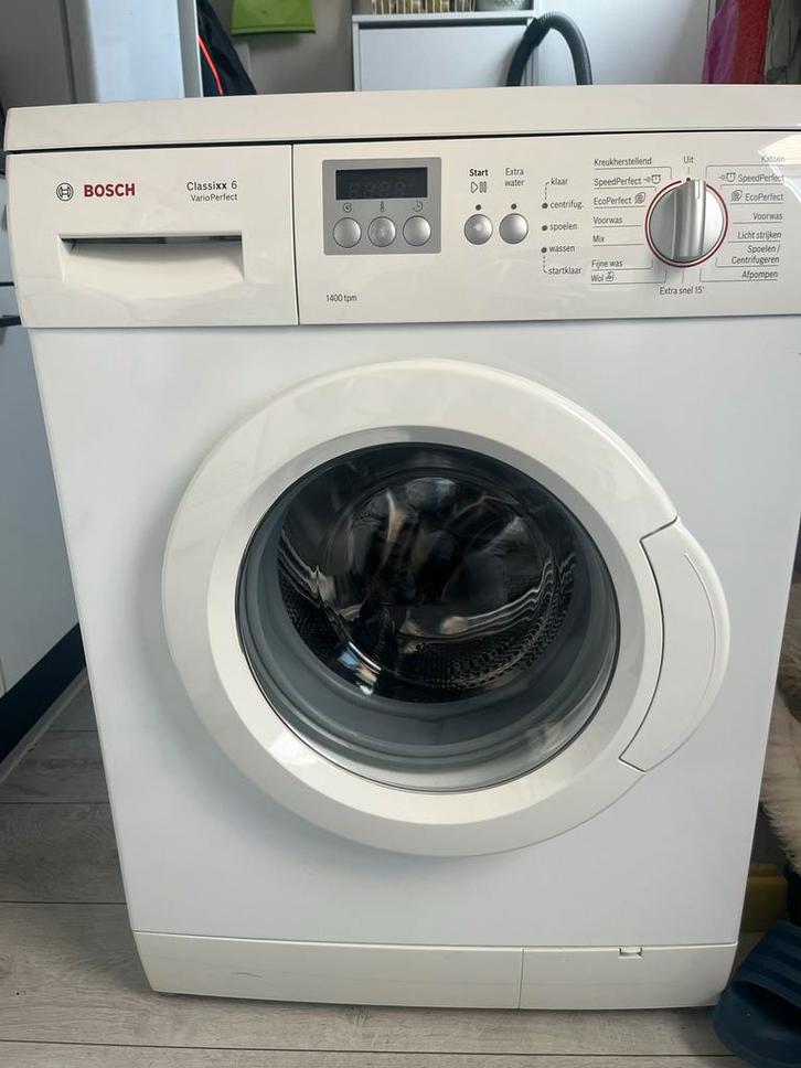 Bosch Wasmachine - 6kg, Witgoed en Apparatuur, Wasmachines, Gebruikt, Voorlader, 4 tot 6 kg, 85 tot 90 cm, 1200 tot 1600 toeren
