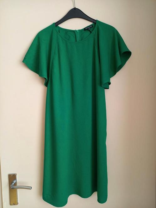 One More Story jurk mt M ware nieuwstaat 100% viscose, Kleding | Dames, Jurken, Zo goed als nieuw, Maat 38/40 (M), Groen, Boven de knie