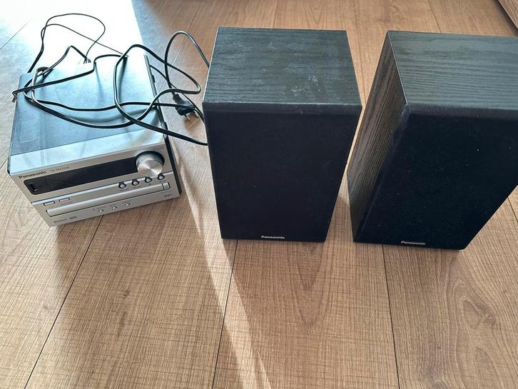Panasonic stereo systeem, Audio, Tv en Foto, Stereo-sets, Zo goed als nieuw, Cd-speler, Tuner of Radio, Speakers, Overige merken