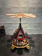 Kerst carrousel/piramide hout voor kaarsjes, Diversen, Kerst, Ophalen of Verzenden