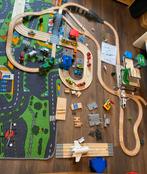 Playtive houten speelgoed trein- autobaan, vliegveld etc., Overige typen, Zo goed als nieuw, Ophalen