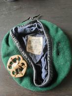 Groene baret  maat 58, Verzamelen, Ophalen of Verzenden, Landmacht, Nederland, Helm of Baret