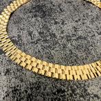 14k gouden armband rolex schakel prachtig model, Ophalen of Verzenden