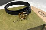 Gucci riem, Verzenden, Zo goed als nieuw, Zwart, 80 tot 90 cm