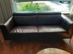 Leren bank 2.5 zits verstelbare hoofdsteun, Huis en Inrichting, Banken | Bankstellen, Ophalen of Verzenden, Zo goed als nieuw