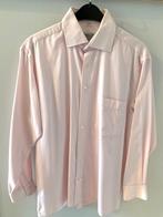 Roze herenblouse Daniel Schagen L mouw maat 41 kort gedragen, Ophalen of Verzenden, Zo goed als nieuw, Halswijdte 41/42 (L), Roze