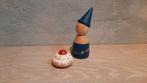 Houten verjaardag peg doll., Ophalen of Verzenden, Nieuw