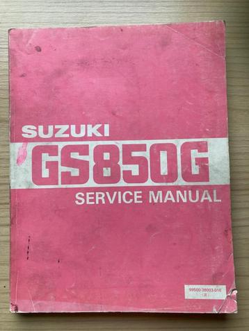Suzuki GS850G 1979-1986 Service Manual beschikbaar voor biedingen