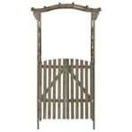 Prieel rozenboog tuinpoort hout 120x60x205 cm GRATIS BEZORGD, Met poort, Verzenden, Nieuw, Sierhekwerk