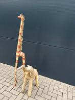 Decoratieve giraffe en olifant, Huis en Inrichting, Woonaccessoires | Overige, Ophalen of Verzenden, Gebruikt